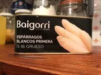 Mängden socker i Espárragos blancos