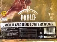 Mängden socker i Jamon de cebo iberico 50% raza iberica