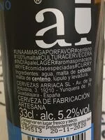 Mängden socker i Cerveza