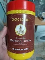 Mängden socker i Cacao soluble