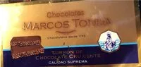 Mängden socker i Turron de chocolate crujiente