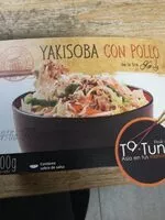 Mängden socker i Yakisoba con pollo