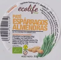 Mängden socker i Paté Espárragos Almendras