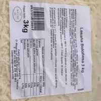 Mängden socker i Lasaña Boloñesa 3Kg