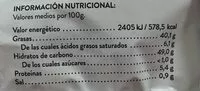 Mängden socker i Patatas fritas en sartén