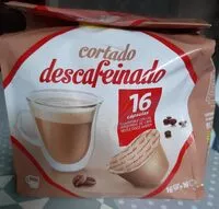 Mängden socker i Cápsulas de café cortado descafeinado