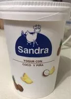 Mängden socker i Yogur con coco y piña
