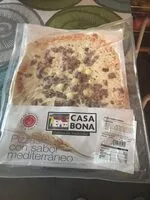 Mängden socker i Pizza de jamón curado