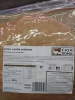 Mängden socker i Pizza jamon serrano