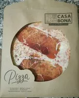 Mängden socker i Pizza jamon curado