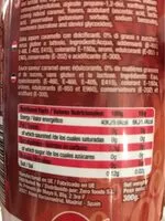 Mängden socker i Sirope De Caramelo Sin Gluten 0% Grasas Natural Zero