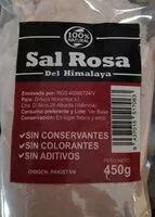 Mängden socker i Sal Rosa del Himalaya