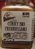 Mängden socker i Curry bio crudivegano
