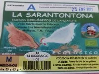 Mängden socker i La Sarantontona huevos ecológicos frescos