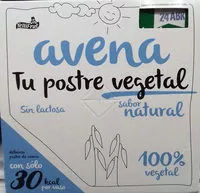 Mängden socker i Postre de avena