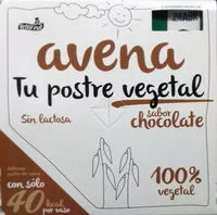Mängden socker i Postre de avena vegetal sabor chocolate