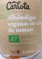 Mängden socker i Albóndigas veganas en salsa de tomate