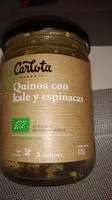 Mängden socker i Quinoa con kale y espinacas