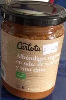 Mängden socker i Albondigas veganas en salsa de verduras y vino tinto