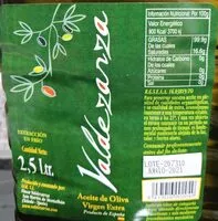 Mängden socker i Aceite de oliva virgen extra