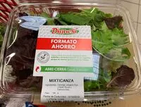 Mängden socker i Canonigo, latuguino rojo y verde, rucula y espinaca baby