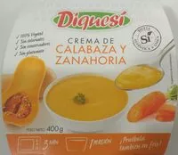 Mängden socker i Crema de calabaza y zanahoria
