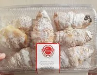 Mängden socker i Croissant relleno con crema de cacao y avellanas