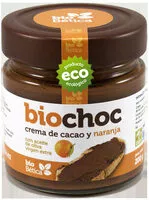 Mängden socker i Biochoc, crema de cacao y naranja