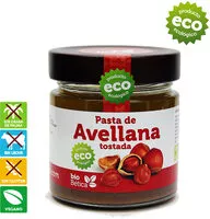Mängden socker i Pasta de avellana tostada Ecológico