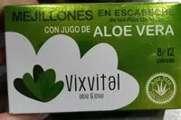 Mängden socker i Mejillones en escabeche con jugo de aloe ve