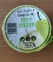 Mängden socker i Compota de pera y manzana