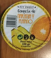 Mängden socker i Compota de naranja y plátano