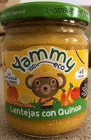 Mängden socker i Tarrito Lentejas con Quinoa