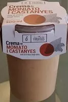 Mängden socker i Crema de moniato i castanyes