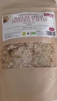 Mängden socker i Sopa de arroz integral y setas