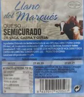 Mängden socker i Queso Semicurado