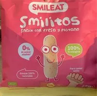 Mängden socker i Smilitos snack con fresa y platano