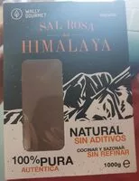 Mängden socker i Sal rosa del himalaya