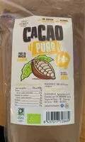 Mängden socker i 100% cacao bio