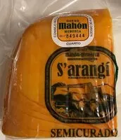 Mängden socker i Queso de Mahón Menorca Semi curado