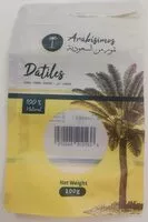 Mängden socker i Dátiles