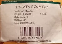 Mängden socker i patata roja bio