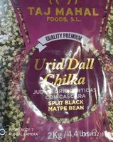 Mängden socker i Judía URID partida con cascara