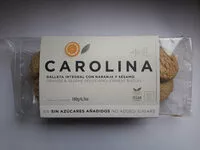 Mängden socker i Galleta integral con sésamo y naranja