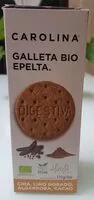 Mängden socker i Galleta bio espelta