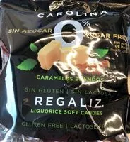 Mängden socker i Caramelos blandos de regaliz 0%