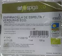 Mängden socker i Empanadilla de espelta y verduras