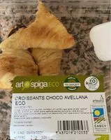 Mängden socker i Croissants choco avellana eco