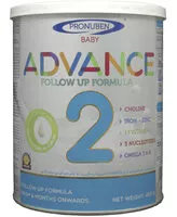 Mängden socker i Pronuben baby advance 2