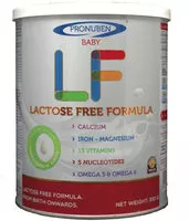 Mängden socker i Pronuben baby lactose free